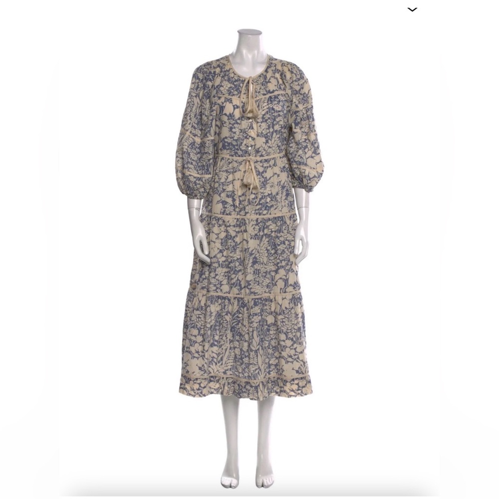 NWT The Great Floral Print Dress with Button Detail Size 0